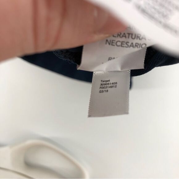 JoyLab Sports Bra XL Wrap V Cutout Back Navy Blue Unpadded - Picture 6 of 10